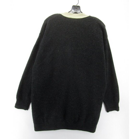 VINTAGE Jones New York Sweater Medium Lambswool Angora Hair Cardigan - Picture 6 of 9